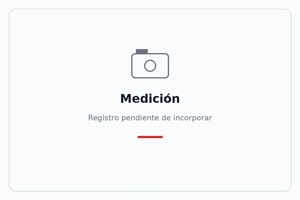 Medición: espacio para el registro del caso